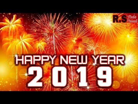 Happy New Year 2019 | DJ Remix song...Countdown Time With Sound  Effects + Voice 4K