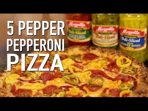 5 Pepper Pepperoni Pizza Pie Please Video