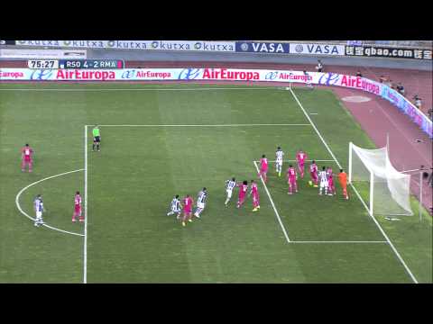 Goal of Vela (4-2) Real Sociedad - Real Madrid - HD