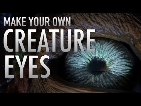 Make Your Own Unique Creature Eyes For Cosplay - Using Eva Foam or Resin