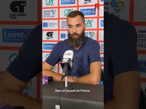 Benoît Paire après sa victoire contre Kyrian Jacquet à CO'Met Orléans Open