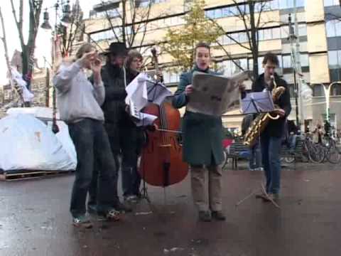 Rzewski's "The News" at Occupy Amsterdam