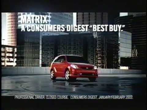 Thumbnail for 2003 Toyota Matrix & Corolla Commercial by Toyota, Toyota GR Corolla, Toyota Corolla