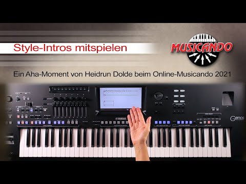 Online-Musicando 2021 - AHA-Moment von Heidrun Dolde: Style-Intros mitspielen