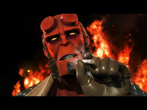 Injustice 2 - Hellboy, Black Manta & Raiden Reveal Trailer (Fighter Pack 2) @ 1080p (60ᶠᵖˢ) HD ✔