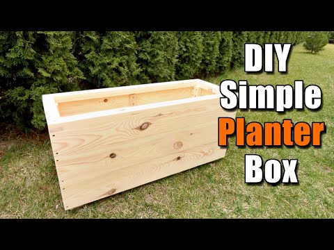 DIY Simple Planter Box