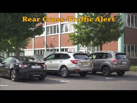 Subaru Rear Vehicle Detection - Rear Cross-Traffic Alert