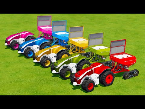 TRANSPORTING & LIME SPREADING WITH CASE TRACTORS - Farming Simulator 22