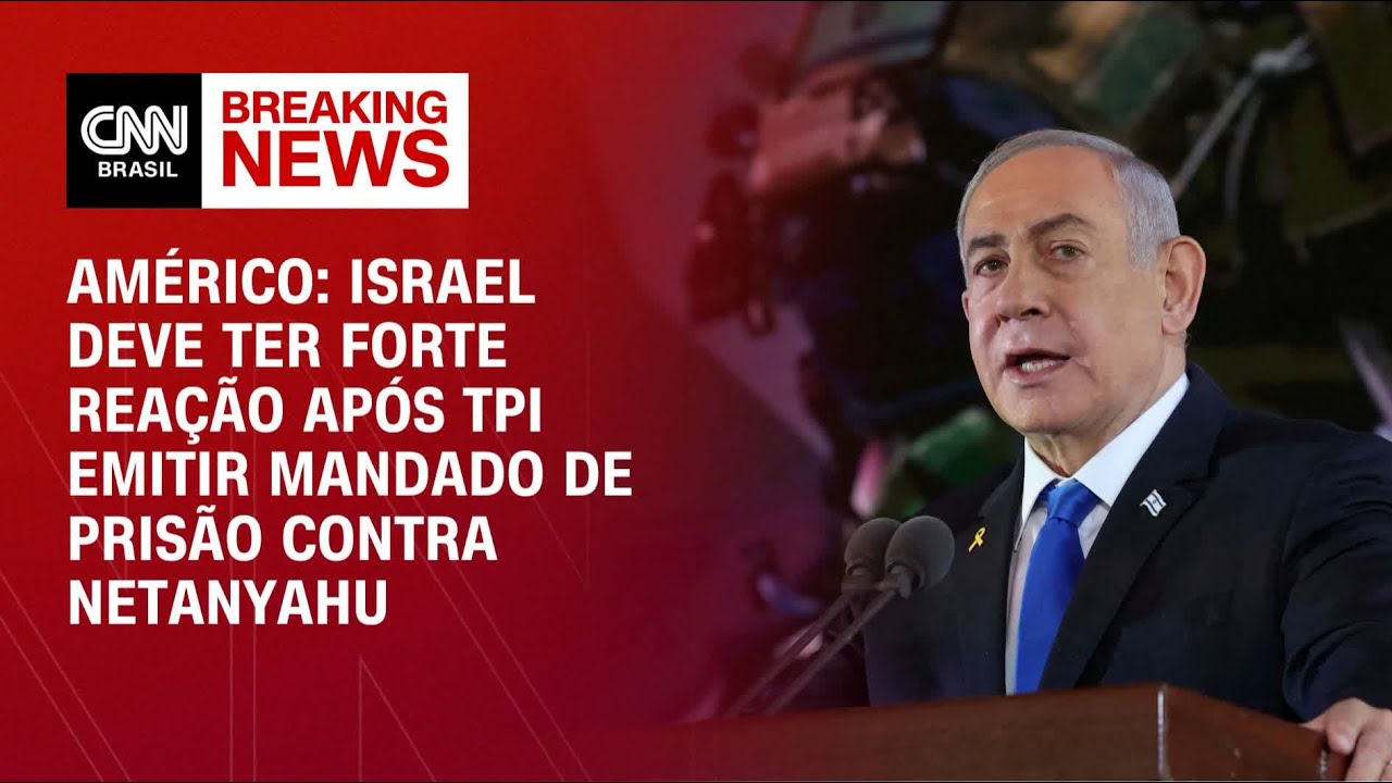 Américo: Israel deve ter forte reação após TPI emitir mandado de prisão contra Netanyahu  | LIVE CNN