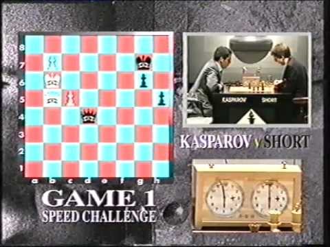 Kasparov v Short 1993 Speed Challenge Game 1
