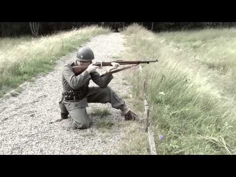 Swedish WW2 uniform M/39 (vintage) - Firing 6,5X55 Swedish Mauser m/38
