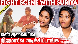 Interval Scene-ல Suriya Sir தூக்குறப்போ படபடப்பா இருந்தது - Divya Duraisamy | Etharkkum Thunindhavan video