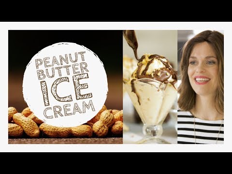 Peanut Butter Coconut Milk Ice Cream with Non Dairy Hot Fudge