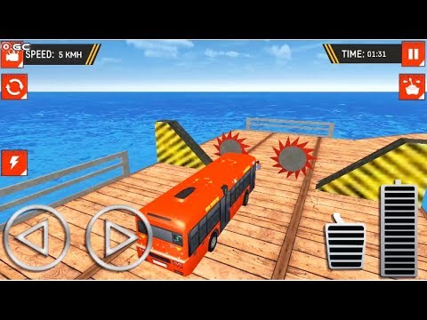 Impossible Bus Driving - 3D Highway Coach Bus Driver Stunts - Android Gameplay Video #2