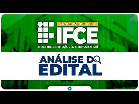 Análise do Edital Concurso IFCE- Banca AOCP