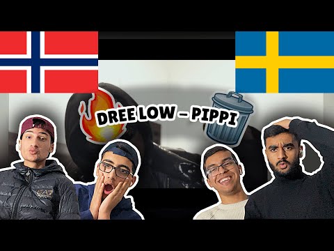 Norwegians React To (Swedish Rap) DREE LOW - PIPPI (OFFICIELL MUSIKVIDEO, SPÅR 3 I FLAWLESS)