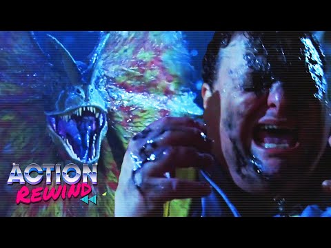 Dennis Meets His End With A Dilophosaurus | Jurassic Park (1993) | Action Rewind