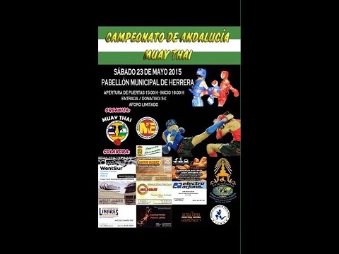 Final campeonato de Andalucia IFMA 2014 -60KG 1round - Miguel Martinez (Tigre) vs Julio cuadrado
