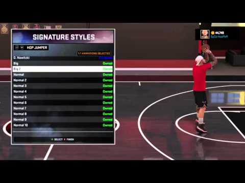 NBA 2K16 | BEST CENTER ANIMATIONS | SIGNATURE STYLES