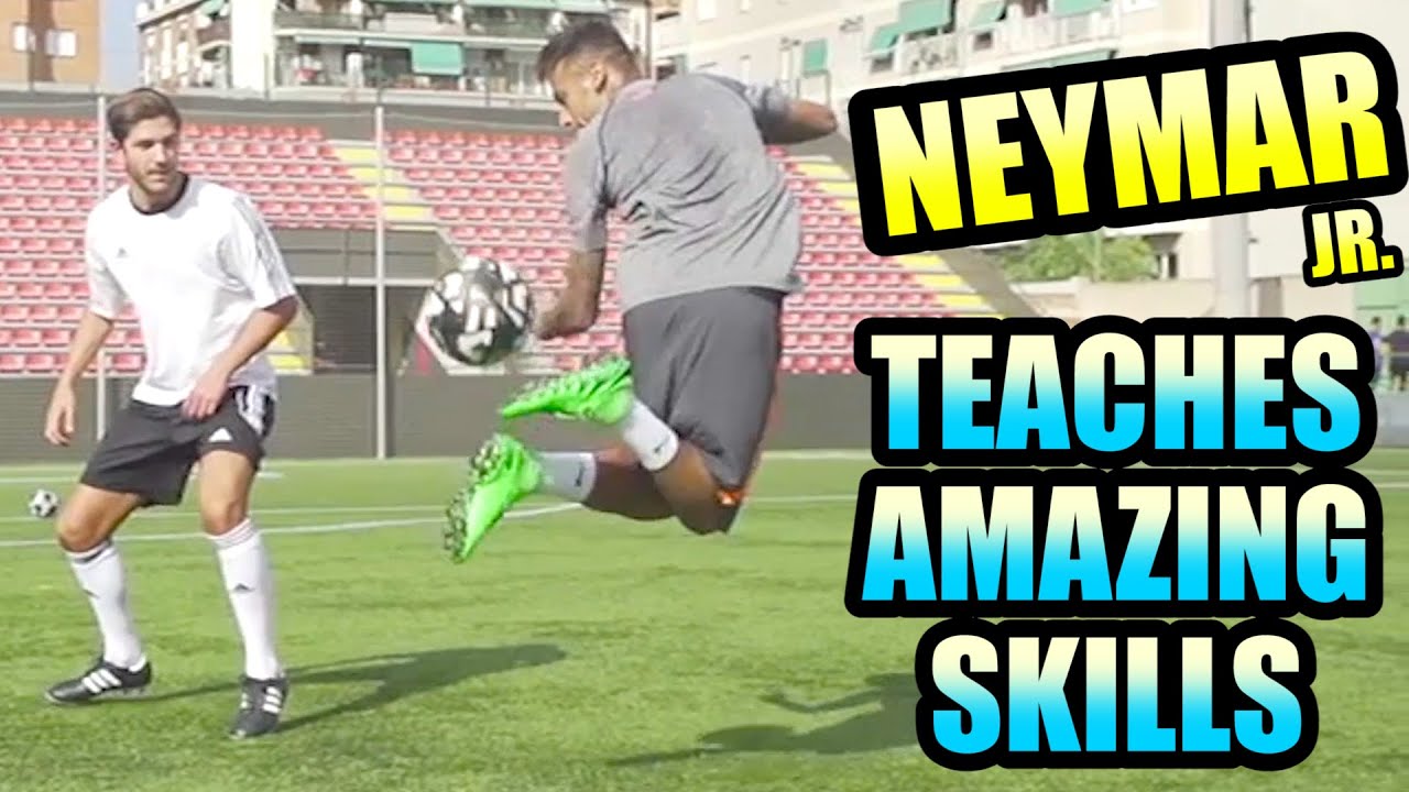 NEYMAR Jr. Teaches Amazing Skills!!! Can You Do This?!