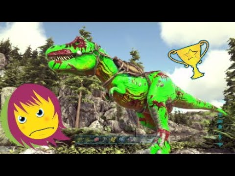 Ark survival official server ReBoRn-tribe Ragnarok boss fight Hard
