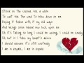 John Mayer - In Repair (lyrics on screen)