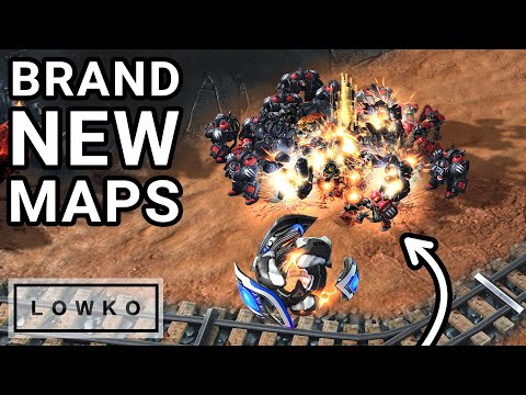 StarCraft 2: UNIQUE NEW MAPS - Astrea Switches to Random?! (Best-of-5)