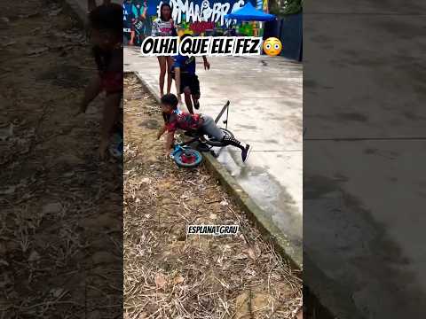 Menorzinho desbloqueando o grau 😍 já se inscreve família ❤️ #grau #puxoucortoueraspou #viral #bike