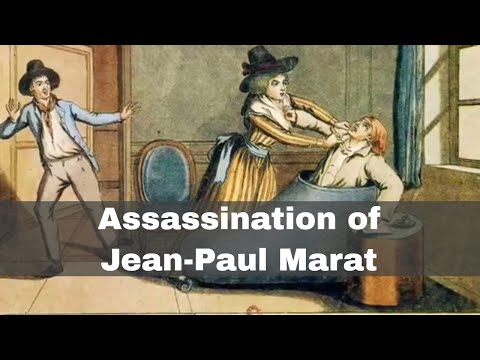 13th July 1793: Jean-Paul Marat stabbed to death in his bathtub by Charlotte Corday