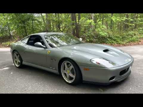 Thumbnail for 2003 Ferrari 575 Maranello Rare 6 Speed manual Road Test Passenger POV by Ferrari, Car