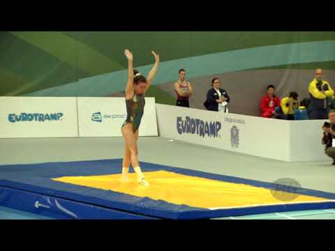 KRASNOKUTCKAIA Elena (RUS) - 2018 Trampoline Worlds, St. Petersburg (RUS) - Qualif Tumbling R2