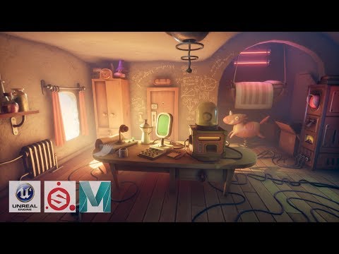 Autodesk Maya 2018 - Stylized Room Scene