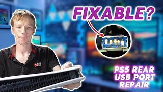 They Totally Butchered Their PlayStation 5! Rear USB Port Repair