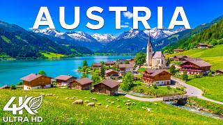 Austria 4K | Breathtaking Mountains, Charming Villages & Emerald Lakes | Austria