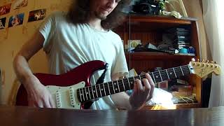 Priestess - Raccoon eyes Guitar cover with solo :)