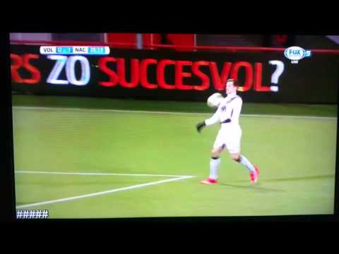 FC Volendam - NAC Breda 0 - 1 Doelpunt Mats Seuntjens