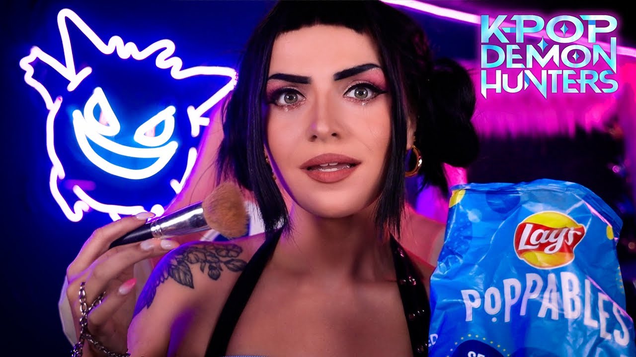 KPop Demon Hunters ASMR | You're Going on Stage with Huntrix 🎤 Zoey's Idol Makeover On YOU💄 - inASMR