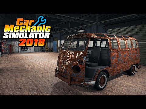 Volkswagen Type 2 De Luxe Restoration - Car Mechanic Simulator 2018