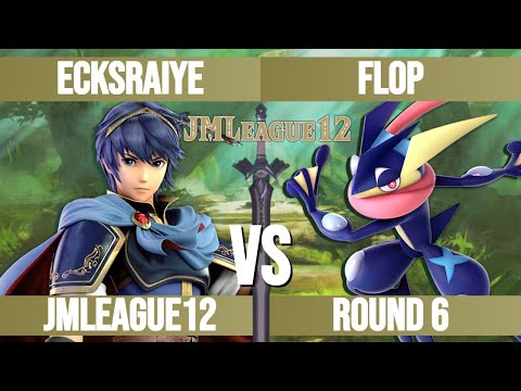 Ecksraiye (Marth) vs Flop (Greninja) - JMLeague12 Round 6