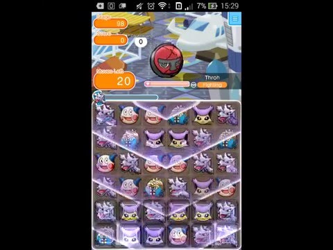Pokémon Shuffle Mobile - Mission Card 3: Erase 50 Rocks