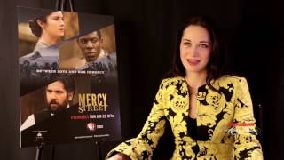 Hannah James on Mercy Street sweethearts Frank and Emma video