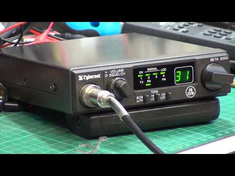 Cybernet Beta 2000 UK CB27/81 (mobile) CB radio - On The Air Test