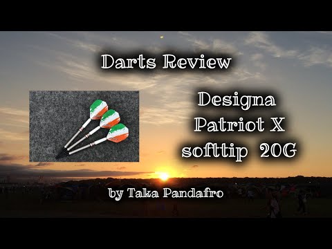 Darts Review - Designa Patriot X soft tip 20g / ダーツレビュー - デザイナ パトリオットX ソフトティップ20g