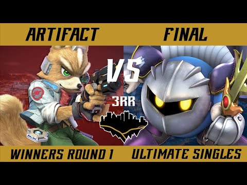 Three River Rumble #38 Winners Round 1 - Artifact  (Fox) vs. Final (Meta Knight) - SSBU