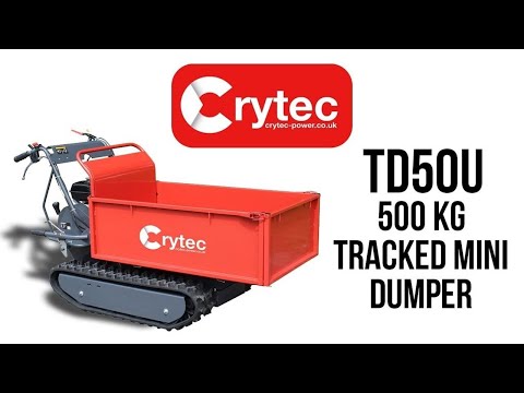 Crytec TD50U 500kg Tracked Mini Dumper