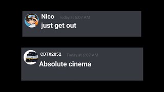 A discord chat. Ft @animalmace , @nico and @BNSF1458