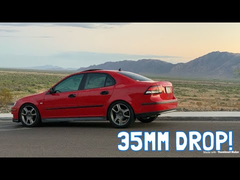 Project Saab Episode 10 - Maptun Lowering Spring Install!