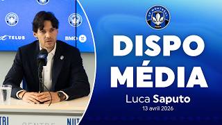Conférence de presse avec Luca Saputo - Press conference with Luca Saputo