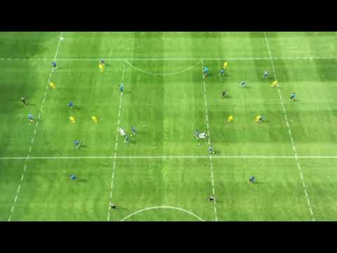 Technical Passing Exercise with run in final third and finishing by Michel Ribeiro (KRC Genk)