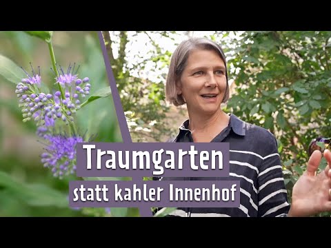 In the courtyard: A dream garden instead of grass pavers | MDR Garden